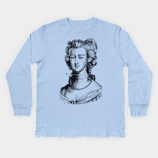 Marie Antoinette Kids Long Sleeve T-Shirt